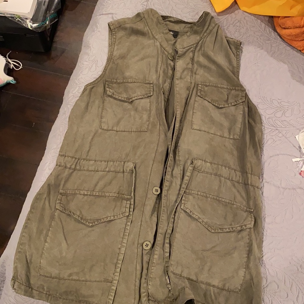 Army green vest